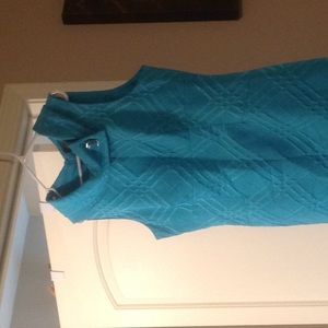 Teal blue dress